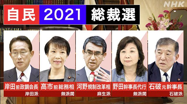 2021年　総裁選