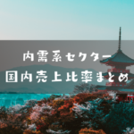 内需株まとめ